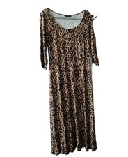 Damen Maxikleid in Tigerlook