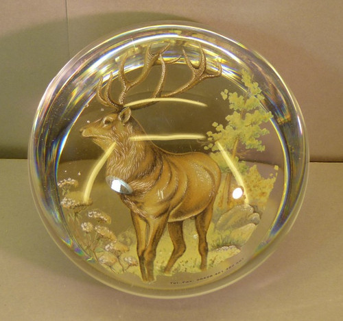 Briefbeschwerer aus glas mit - aus, glas,