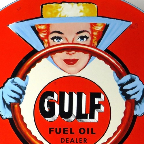 Gulf oil gasoline - gulf,