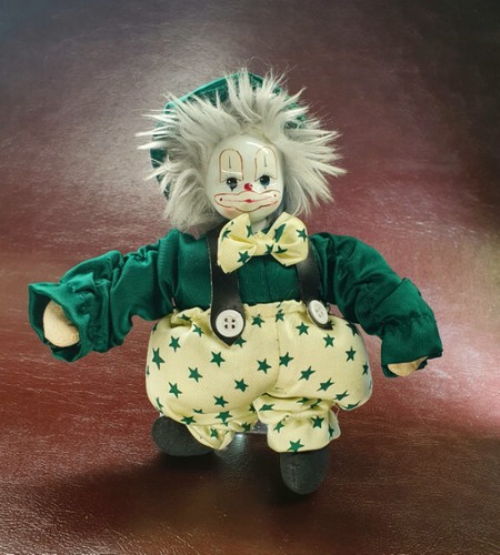 Porzellan clown puppe - porzellan,