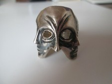 Ring mit masken und runen - mit,
