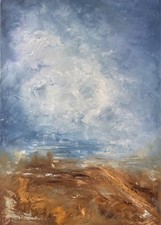 Gemälde Meer See Himmel Moderne Kunst Abstrakt Unikat Impressionismus