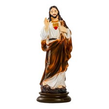 Jesus Statue, Harz Figur, Geschenk, handgemalt, Tabletop Decor Religiöse Figur