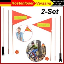 2 Setzen 180CM Fahrradfahne
