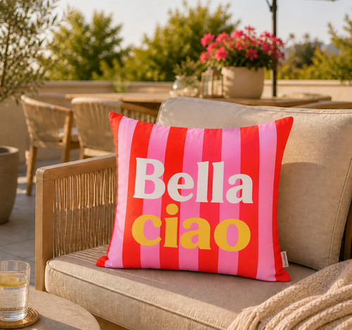 Outdoor dekokissen bella ciao - bella,