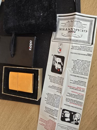 Zippo feuerzeug messing - zippo,