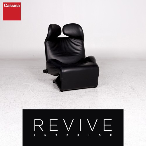 Cassina wink leder - leder, sessel