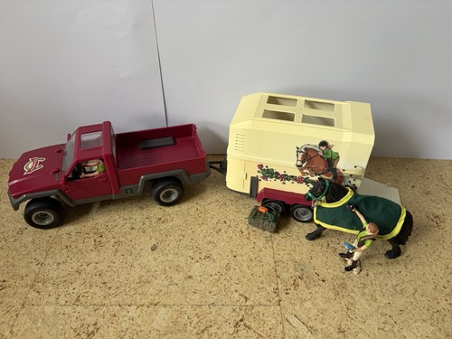 Schleich pickup mit - schleich, pferde