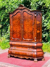 Barock Vitrine Bücherschrank