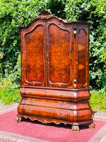 Barock vitrine bücherschrank - vitrine,
