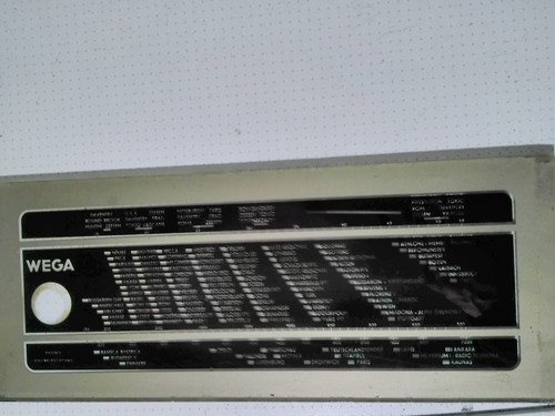 Wega 759w tube radio - wega,