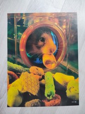 Poster 90er Jahre Werbung Zeitschrift Hamster Maus Kunstplakat