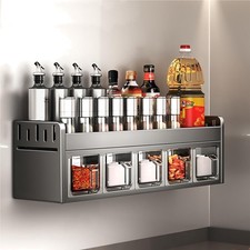 Wand Gewürzregal Edelstahl