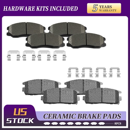 Front rear ceramic brake pad - front,