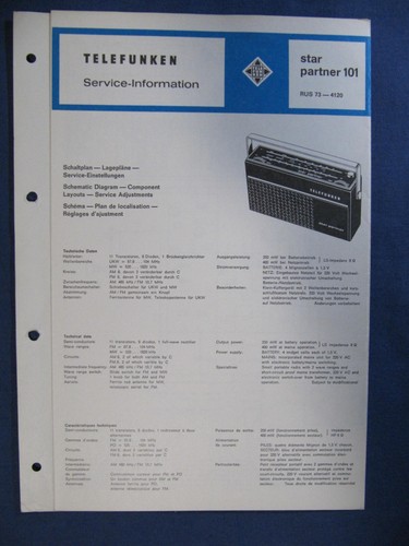 Telefunken star partner 101 - ,
