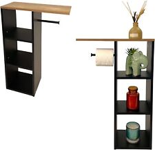 Schwarz Holz freistehender