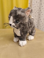 Ikea Katze Lilleplutt Stofftier grau weiß getigert Tiger Plüsch Kuscheltier 25cm
