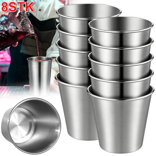 Edelstahl becher stk schnaps - becher,
