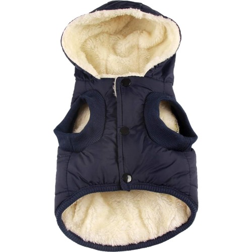 Fleece hundemantel mit - hundemantel, kapuze