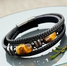 Monas Luxus Herren Leder Biker