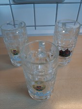 3 x 0,25 l Biergläser rastal Kronen Seidel Marburger Brauerei (1)