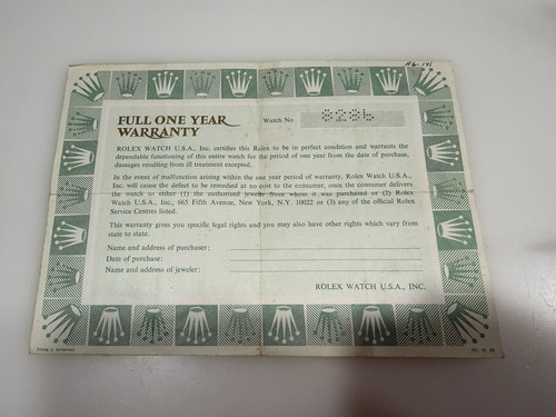 100 original vintage rolex - 100%,