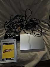 Playstation 2 Slim Silber