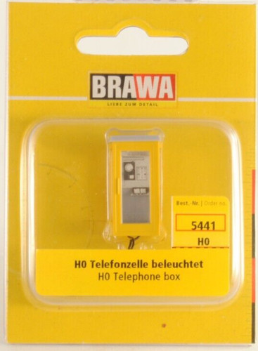 Brawa 5441 telefonzelle mit - brawa,