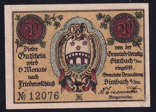 Simbach inn 50 pfennig - simbach,