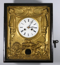 Rahmenuhr Biedermeier Schlagwerk Wiener Pendel Wanduhr Uhr ~1850