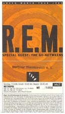R.E.M.   Green World Tour 1989 Berlin  Ticket / Konzertkarte / Eintrittskarte