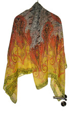 Silk feeling xxl chiffon tuch - silk,