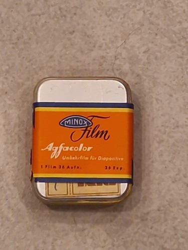 Minox agfacolor film - minox,