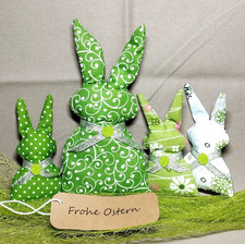4x Osterhasen 🐰 Deko Set