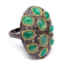 Smaragd Edelstein 925