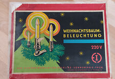 Nostalgie- Weihnachtsbaumbeleuchtung- DDR-Produktion- 1964