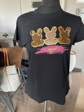 T-Shirt Schwarz Pailletten