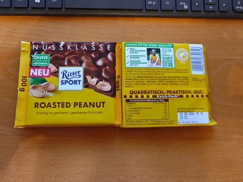 Ritter sport nuss klasse - nuss,