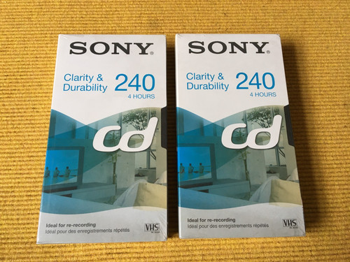 Sony vhs videokassette - sony,