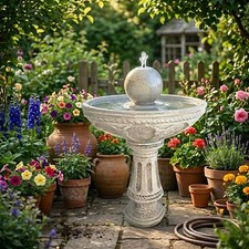 🔶 Brunnen Wasserspiel Kugel