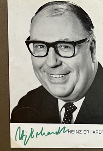 Heinz erhardt autogramm - heinz,