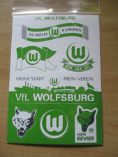 Vfl wolfsburg aufkleberkarte - wolfsburg, "aufkleberkarte