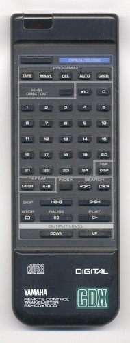 Yamaha cdx 10000 remote - yamaha, cdx-10000