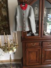 STAPF DAMEN STRICKJANKER mit RÜCKENFALTE Gr. 38 NEUWERTIG - Fb. GRAU
