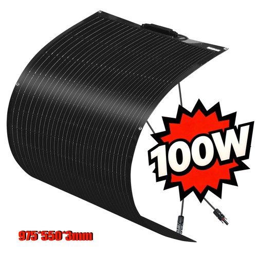 100watt flexibel solarmodul - flexibel,