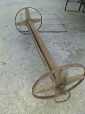 Alte Feuerwehr Schlauchhaspel  Schlauchrolle ca. 1900