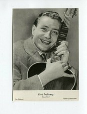 uralte Autogrammkarte Fred Frohberg deutscher Schlagersänger 1957 //14