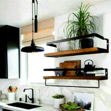 Holz Wandregal Küchenregal