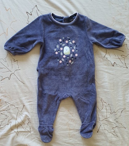 Obaibi babystrampler aus samt - aus,