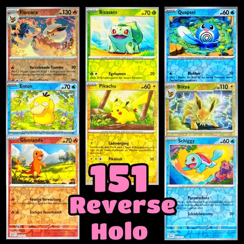 Pokemon mew 151 karten reverse - pokemon,